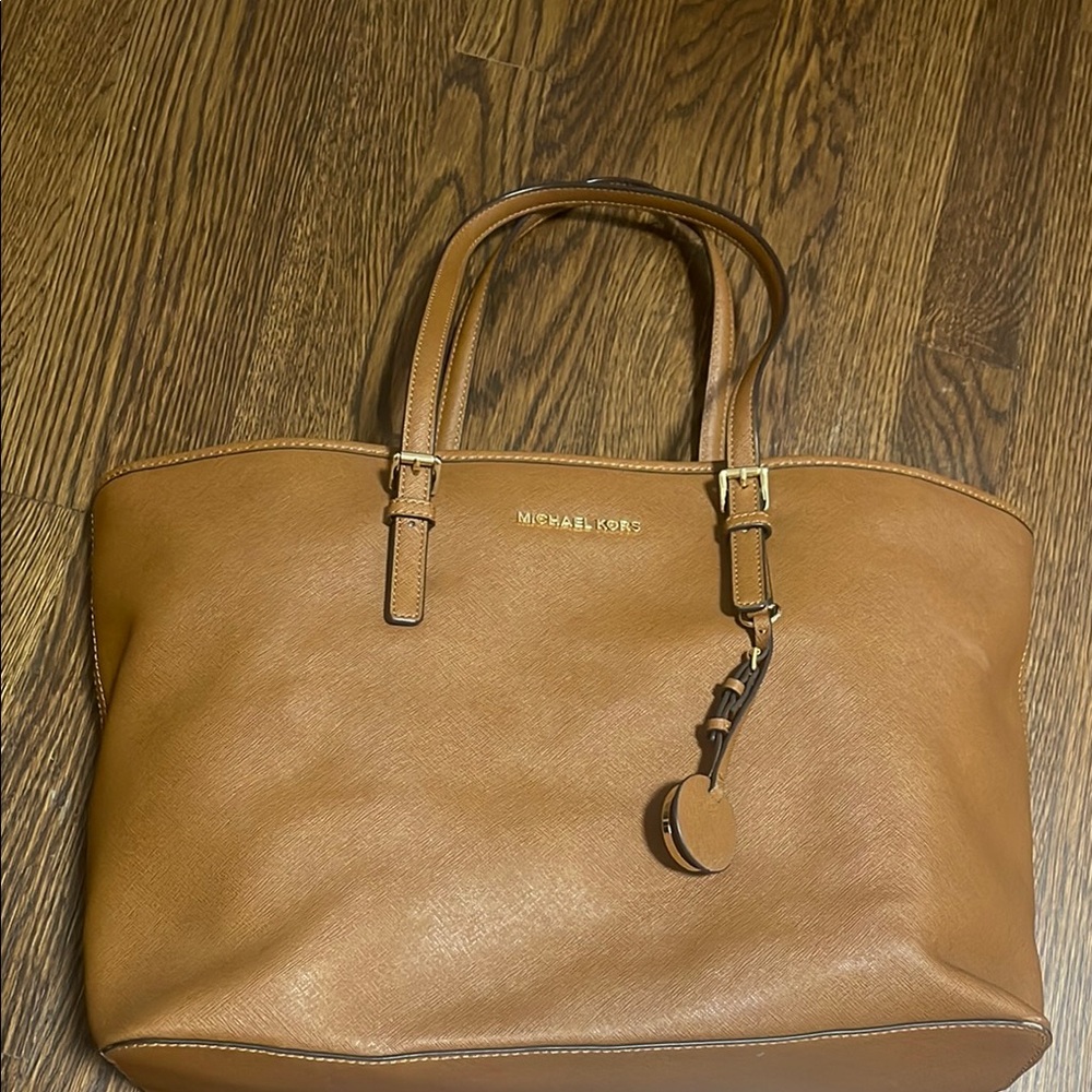 Michael Kors Brown Leather Tote